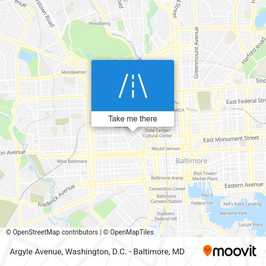 Mapa de Argyle Avenue