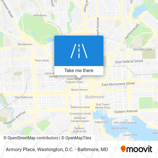 Armory Place map