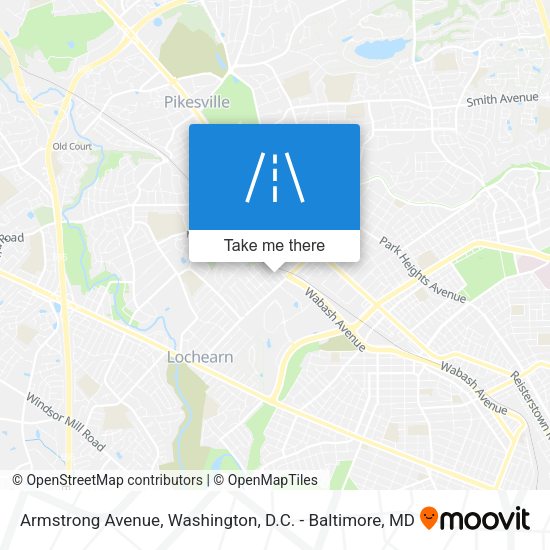 Armstrong Avenue map