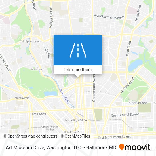 Mapa de Art Museum Drive