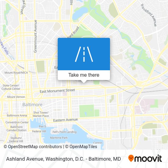 Ashland Avenue map