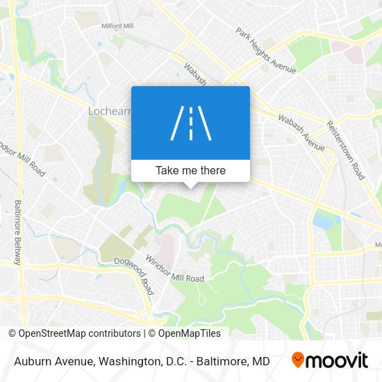 Mapa de Auburn Avenue