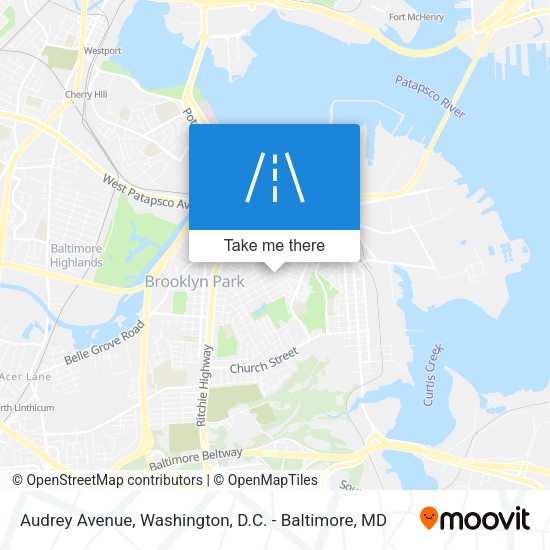 Mapa de Audrey Avenue