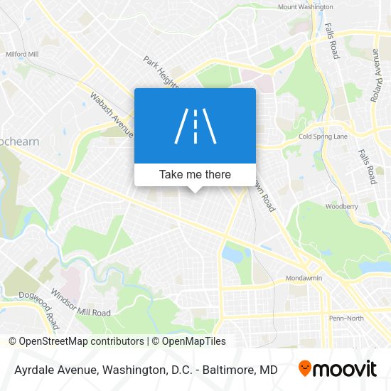 Ayrdale Avenue map