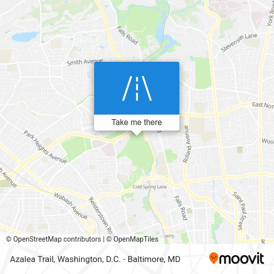 Azalea Trail map