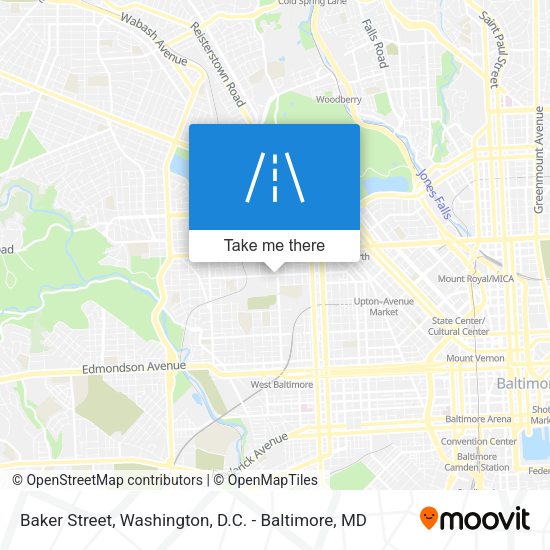 Baker Street map