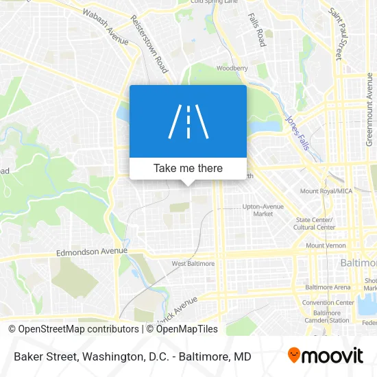 Baker Street map
