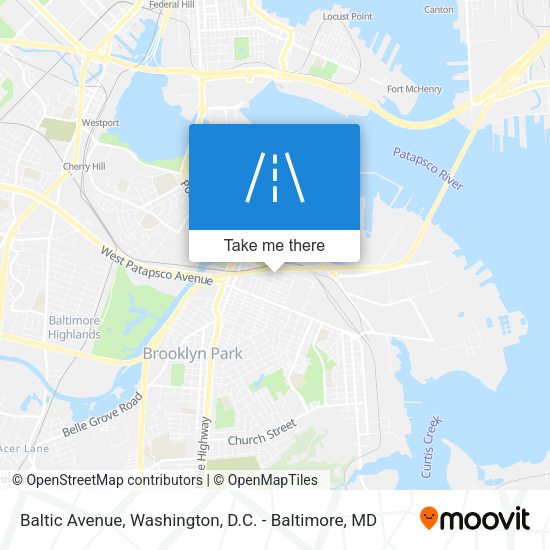 Baltic Avenue map