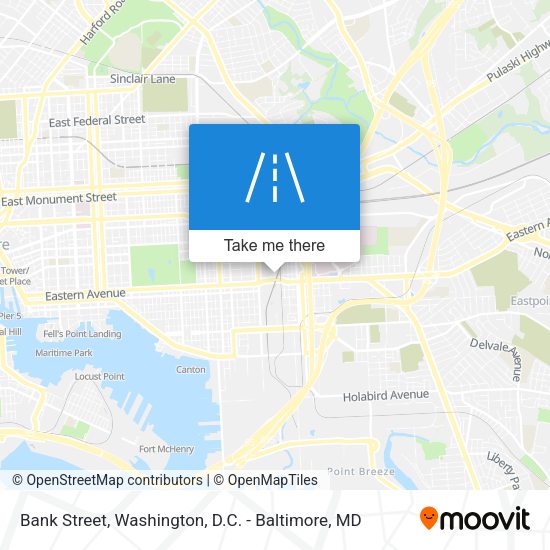 Bank Street map