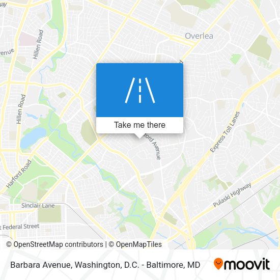 Barbara Avenue map