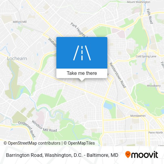 Mapa de Barrington Road