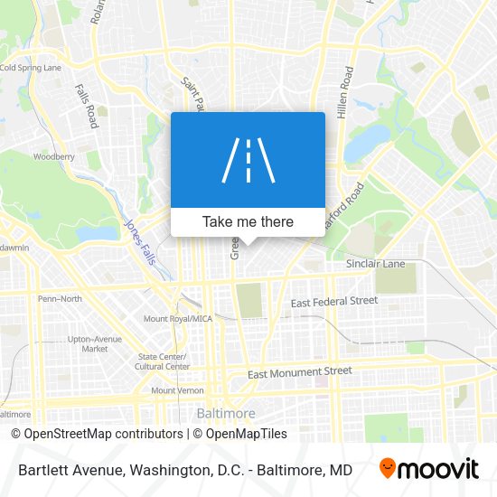 Mapa de Bartlett Avenue