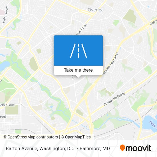 Mapa de Barton Avenue