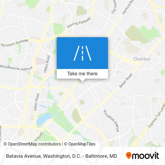 Batavia Avenue map