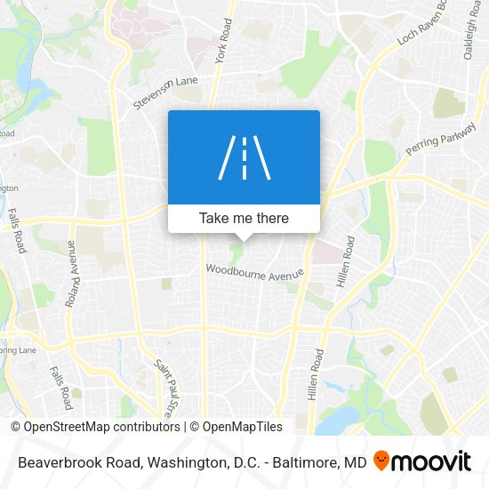 Mapa de Beaverbrook Road