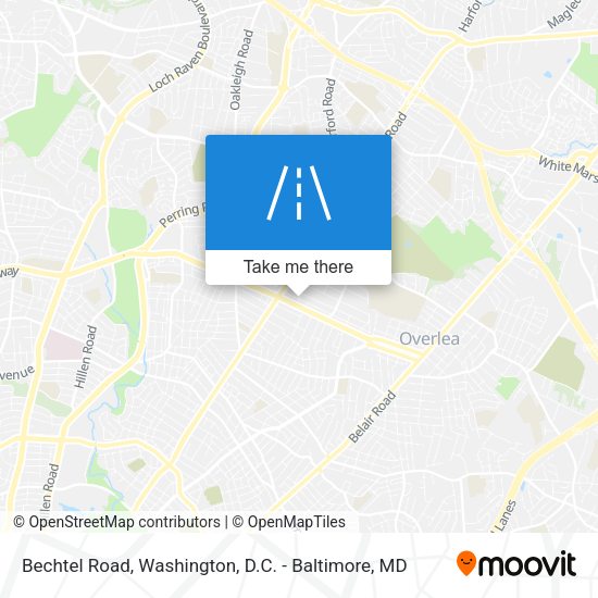 Mapa de Bechtel Road