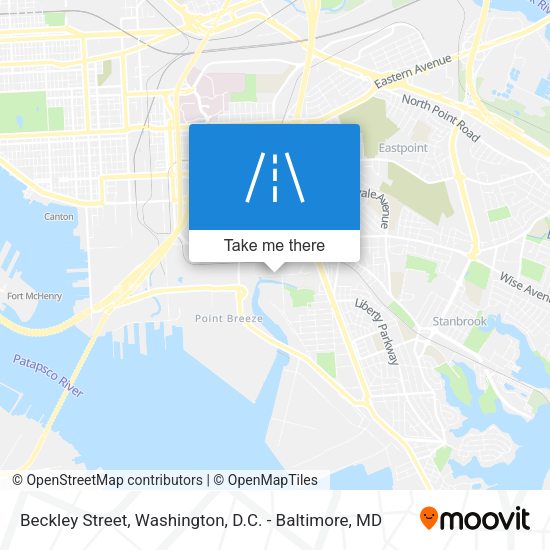 Beckley Street map