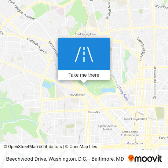 Beechwood Drive map