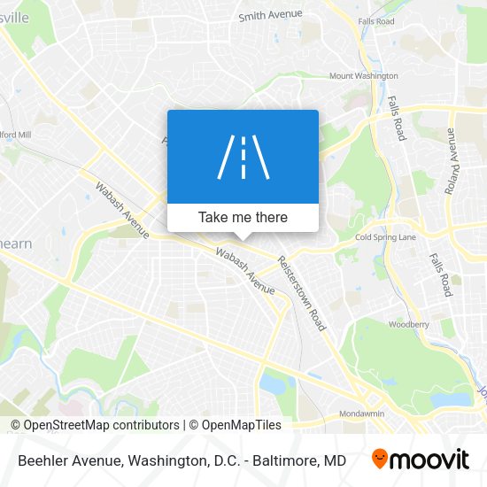 Mapa de Beehler Avenue