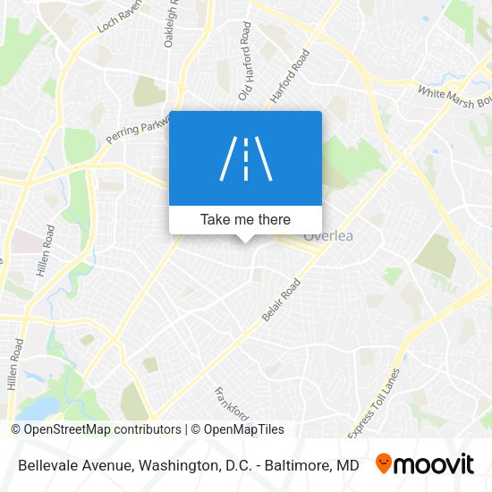 Mapa de Bellevale Avenue