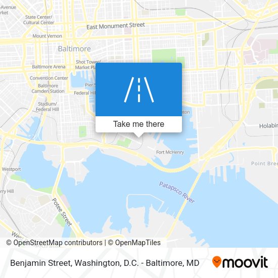 Benjamin Street map