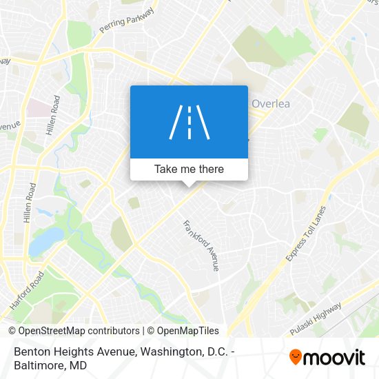 Mapa de Benton Heights Avenue