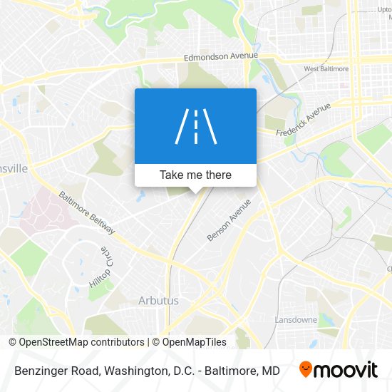 Mapa de Benzinger Road