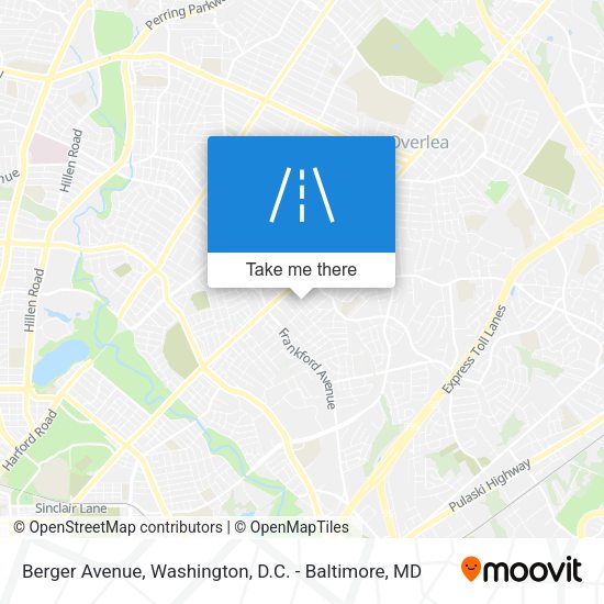 Berger Avenue map
