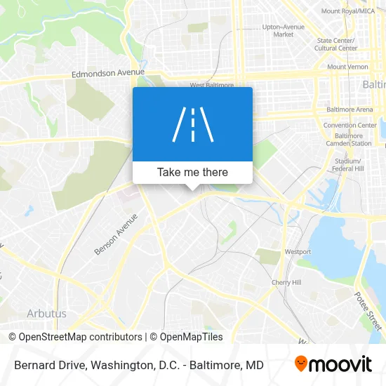 Bernard Drive map
