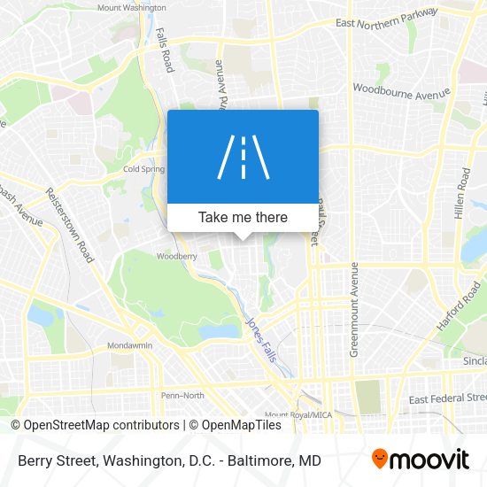 Berry Street map