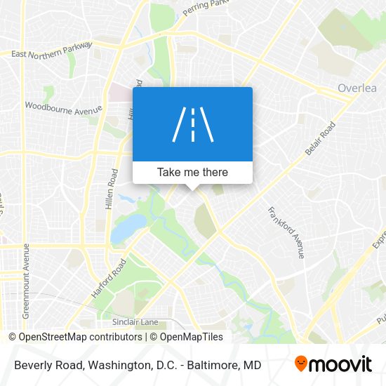 Beverly Road map
