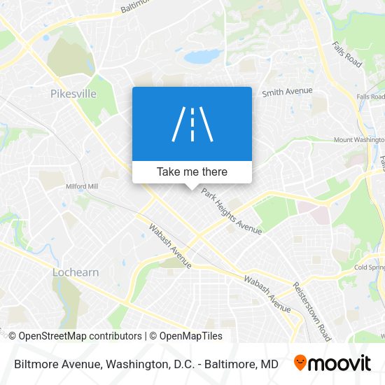 Mapa de Biltmore Avenue