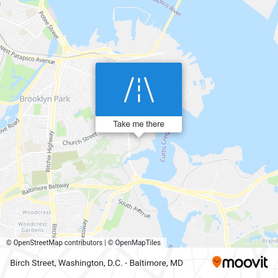 Birch Street map