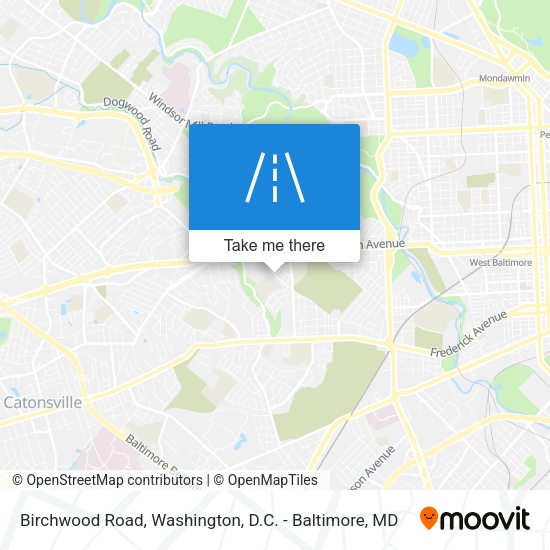 Birchwood Road map