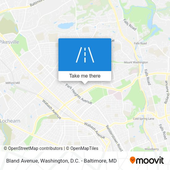 Mapa de Bland Avenue