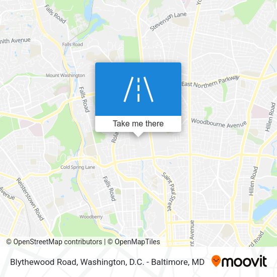 Mapa de Blythewood Road