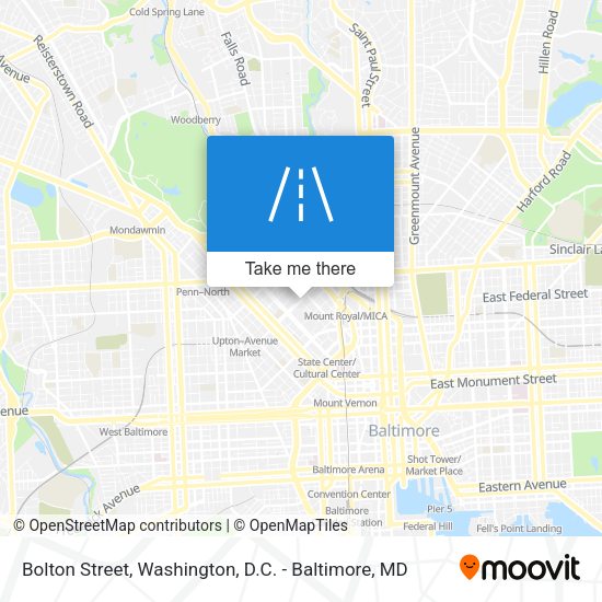 Bolton Street map