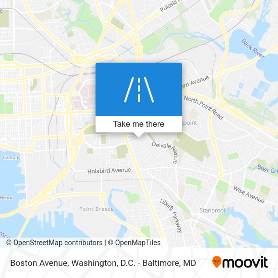 Boston Avenue map