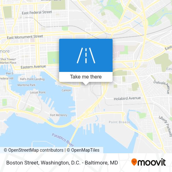 Boston Street map