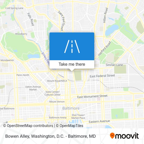 Bowen Alley map