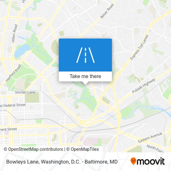 Bowleys Lane map
