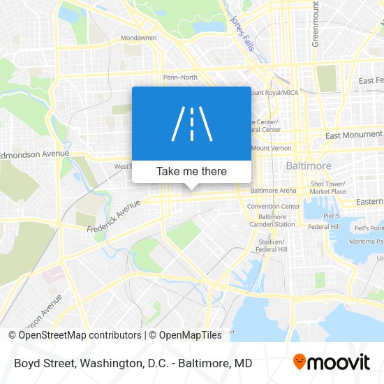 Boyd Street map