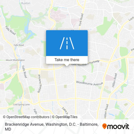 Brackenridge Avenue map