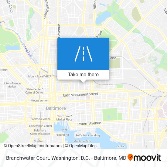 Mapa de Branchwater Court