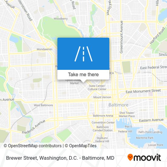 Brewer Street map