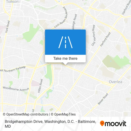 Bridgehampton Drive map