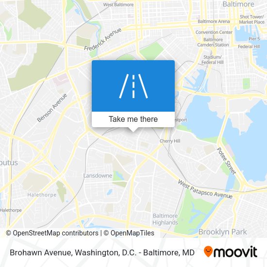 Mapa de Brohawn Avenue