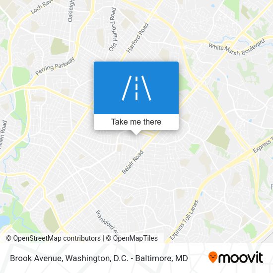 Mapa de Brook Avenue