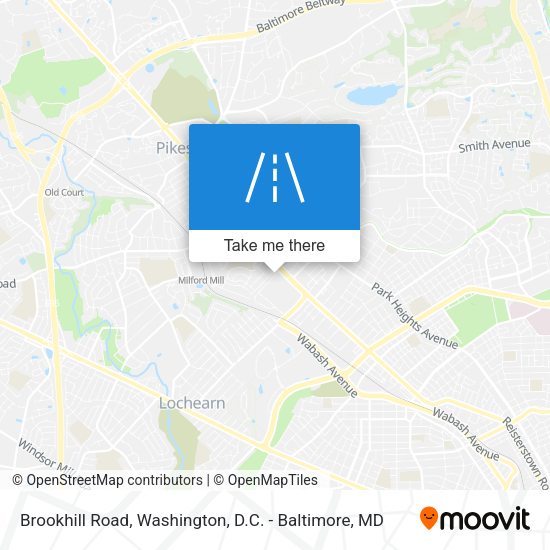 Mapa de Brookhill Road