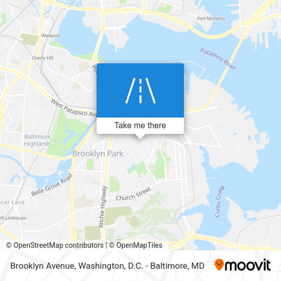 Mapa de Brooklyn Avenue